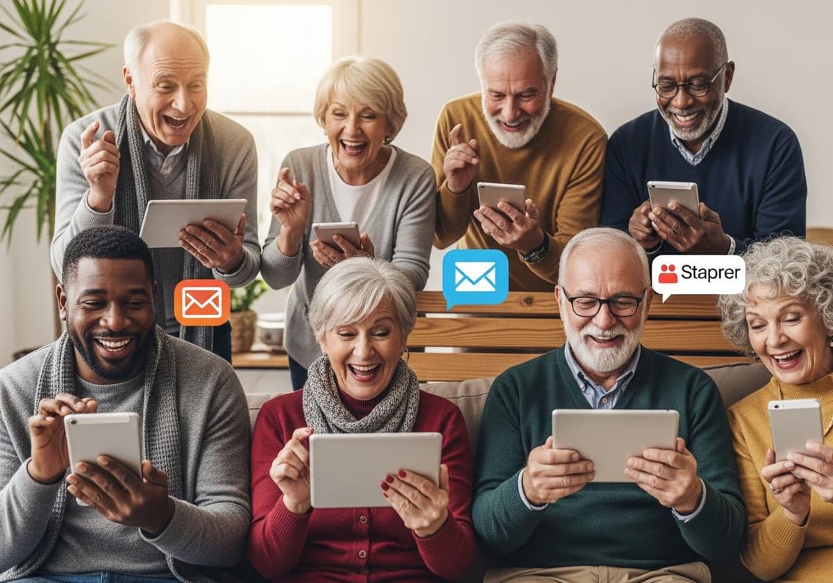 Connecting Seniors Online Via Social Media